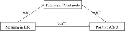 Photographic intervention effect on positive and negative affects during COVID-19: Mediating role of future self-continuity